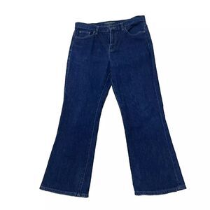 LRL Lauren Ralph Lauren Jeans Womens 10 Blue Bootcut Stretch Denim Green Label